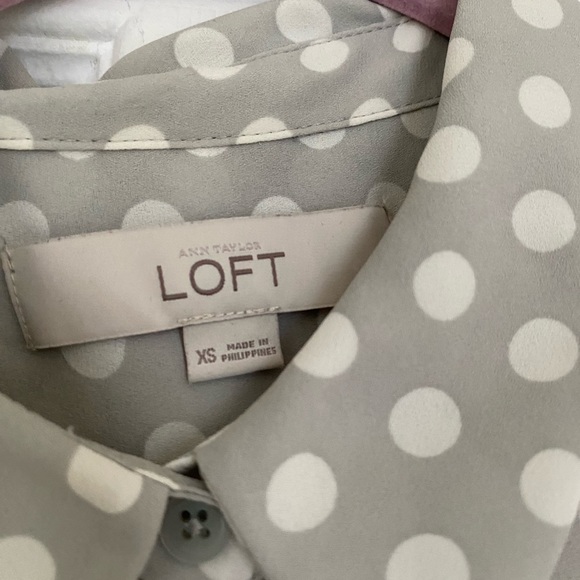 Loft Polka Dot Blouse - Picture 2 of 2